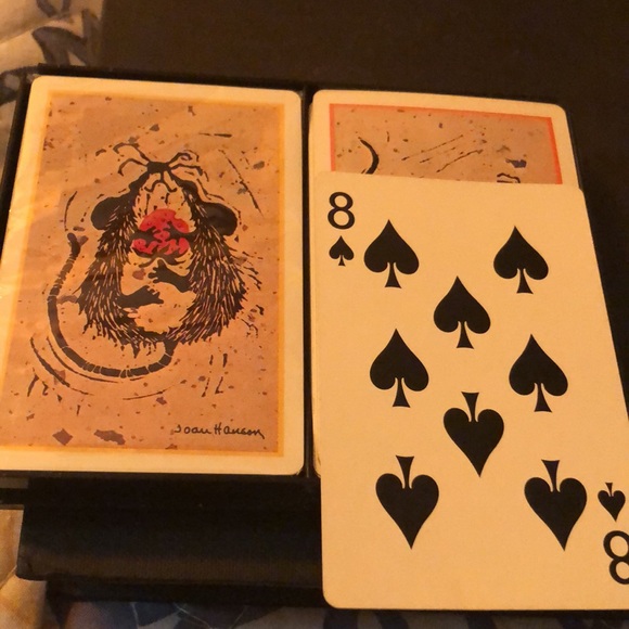 Pair of 2 vintage 1973 Stancraft Joan Hanson Playing Cards - Picture 5 of 5